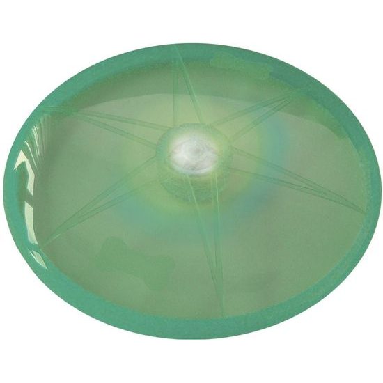 Nobby LED blikající frisbee pro psy zelené 15 cm