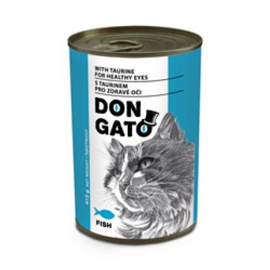 DON GATO Konzerva pro kočky 415 g- ryba