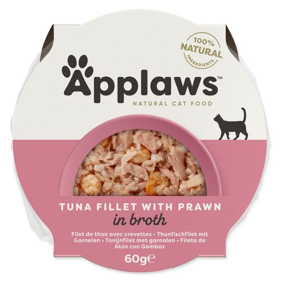 Kalíšek APPLAWS Cat Luxury Tuna Fillet with Prawn