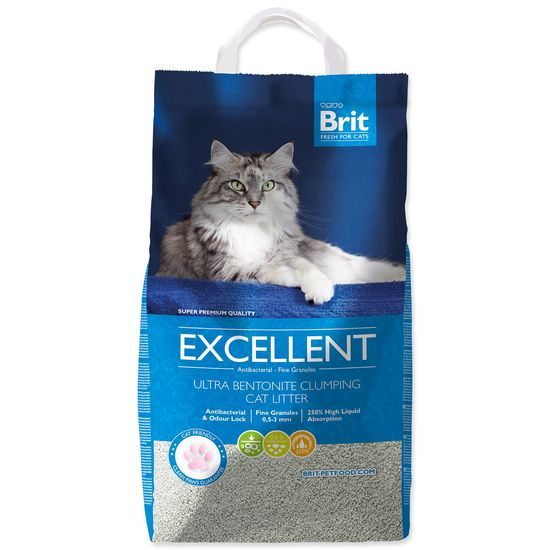 Kočkolit BRIT Fresh for Cats Excellent Ultra Bentonite/10 kg
