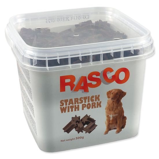 Pochoutka RASCO Dog starstick natural
