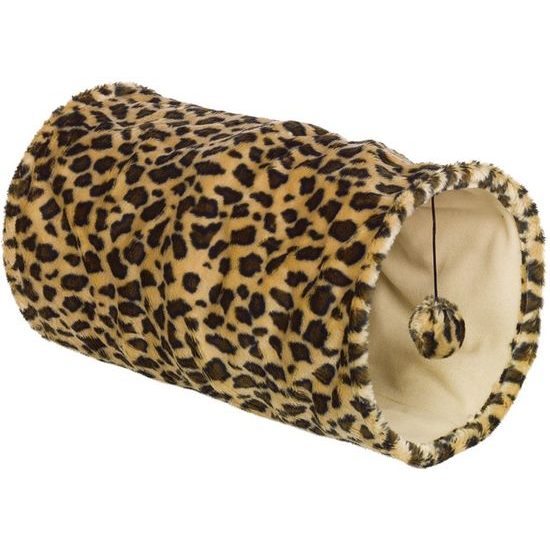 Nobby LEOPARD tunel pro kočky leopardí vzor 25x50cm