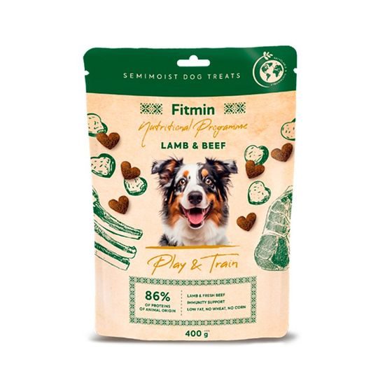 Fitmin dog NP Play and Train Lamb Beef 400 g