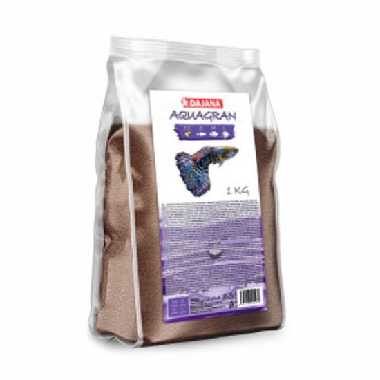 Dajana Aquagran granulované krmivo pro akvarijní ryby, velikost XS (0,5 mm), 1 kg, pro všechny druhy masožravých a všežravých tropických akvarijních ryb