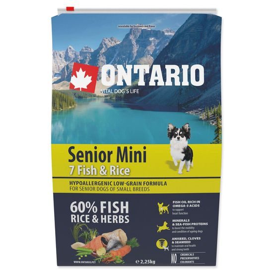 ONTARIO Senior Mini Fish & Rice