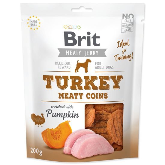 Snack BRIT Jerky Turkey Meaty Coins