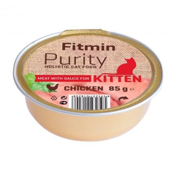 Fitmin Purity Kuřecí maso ve vývaru pro koťata 85 g