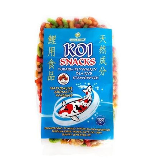 Krmivo MIX válečky pro ryby v zahradním rybníku 1l FAUNA