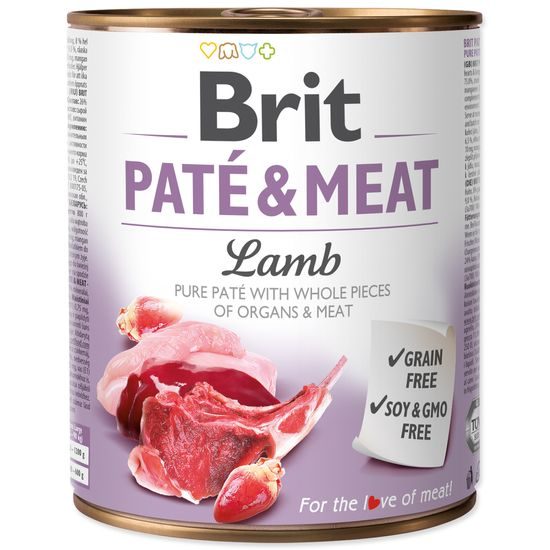 Konzerva BRIT Paté & Meat Lamb
