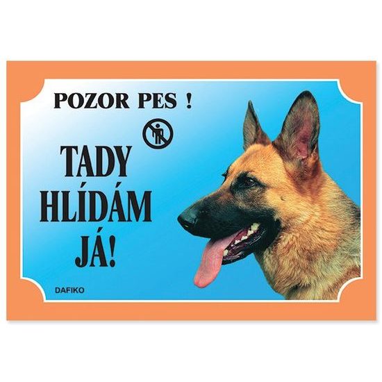 Tabulka DAFIKO německý ovčák profil