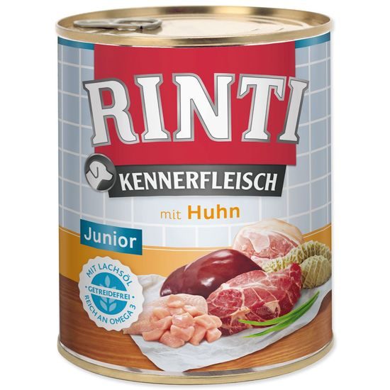Konzerva RINTI Kennerfleisch Junior kuře