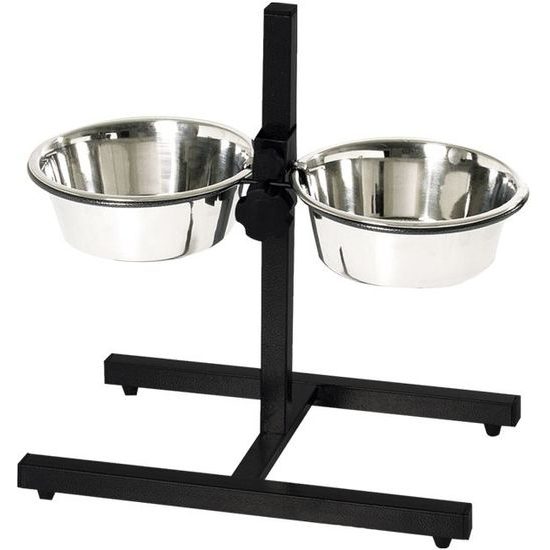 Nobby nastavitelný stojan s miskami 2 x 2,75l