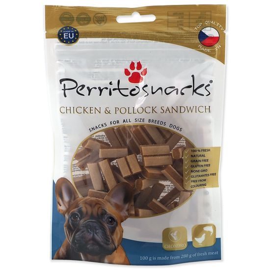 Pochoutka PERRITO Chicken & Pollock sandwich