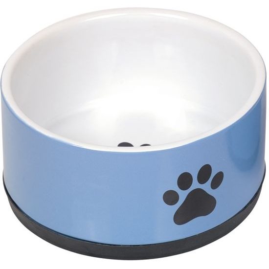 Nobby keramická miska PAW s protiskluzem modrobílá 17 x 8,0 cm/1,1 l