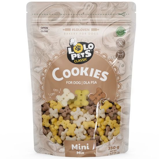 Sušenky KOSTIČKY MIX velikost MINI pro psy 350 g