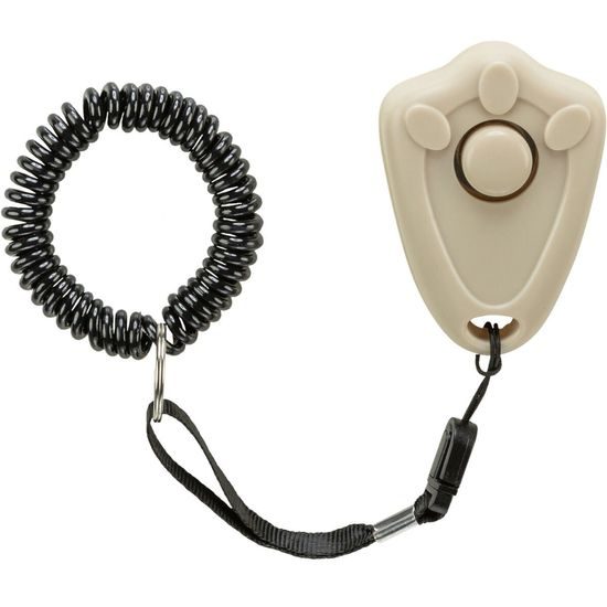 Clicker s tlačítkem výcviková pomůcka s poutkem TRIXIE