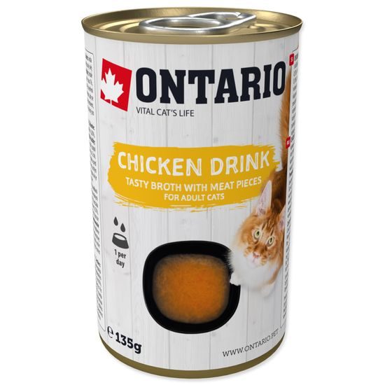 ONTARIO Cat Drink Chicken