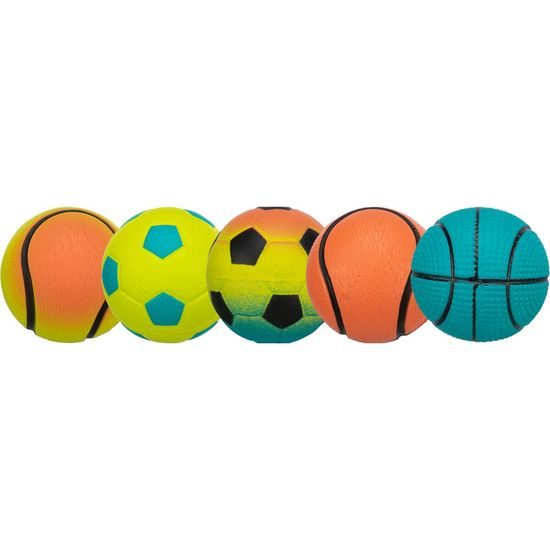 Neonový míček mechová guma, ø 4.5 cm