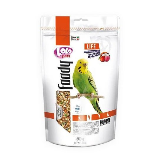 LOLO BASIC ovocné krmivo pro andulky 600 g Doypack