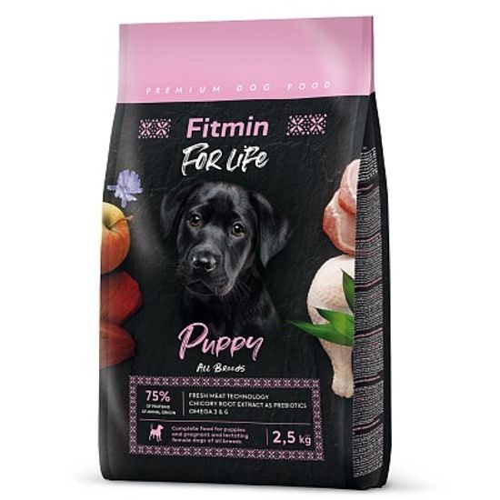Fitmin For Life Puppy kompletní krmivo pro štěňata 2.5 kg