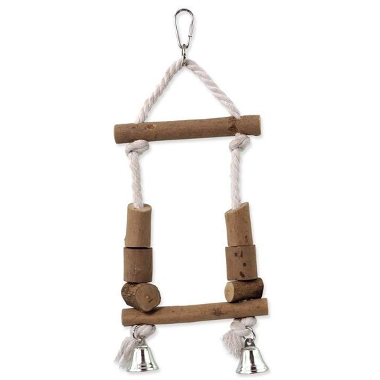 Houpačka EP dřevěná s lanem 32 cm