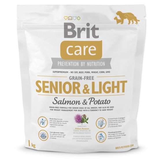 BRIT Care Grain-free Senior & Light Salmon & Potato