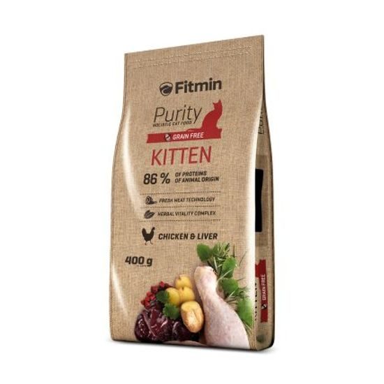 Fitmin Purity Kitten kompletní krmivo pro koťata 400 g