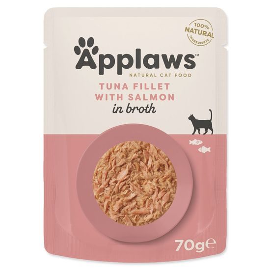 Kapsička APPLAWS Cat Pouch Tuna Wholemeat with Salmon in Jelly