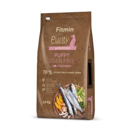 Fitmin kompletní krmivo pro psy Purity Grain Free Puppy Fish 12 kg