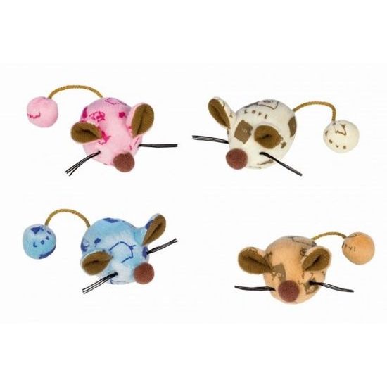 Nobby hračka plyšové myšky 6cm 2ks
