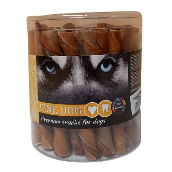 Trubičky plněné hnědá kuřecí 35ks dóza