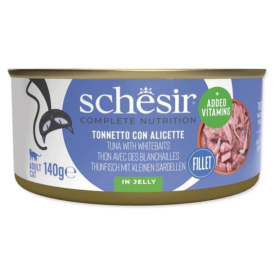 Konzerva SCHESIR Cat tuňák + sleď