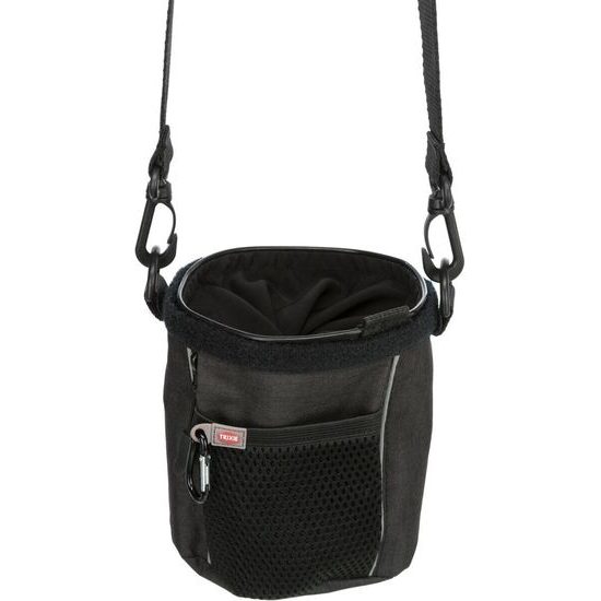 Sáček na pamlsky Multi Twist, ø 12 × 17 cm, černá/šedá