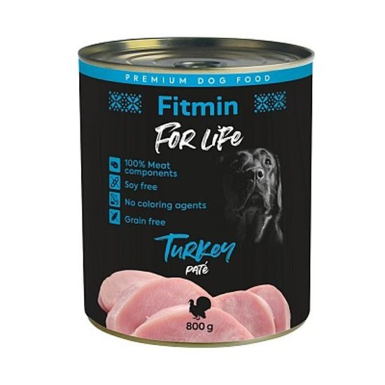 Fitmin For Life Krůtí konzerva pro psy 800 g