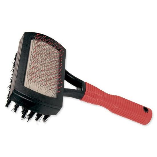 Kartáč TRIXIE oboustranný s plastovou rukojetí