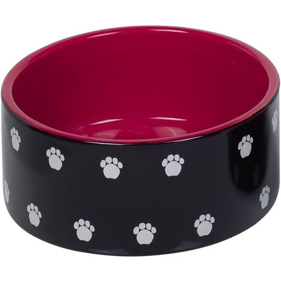 Nobby keramická miska PATA černo-červená 18,0 x 7,0 cm / 1,10 l