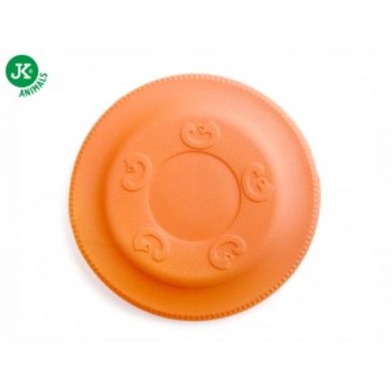 Frisbee oranžové 22 cm, odolná hračka z EVA pěny