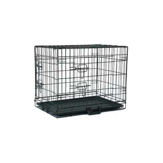 AK Pets skládací klec černá 77,5 x 48,5 x 55,5 cm
