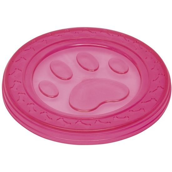 Nobby hračka pro psy termoplastická guma frisbee růžové 22cm