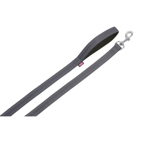 Nobby SOFT GRIP vodítko nylon 120cm / 10mm tmavě šedá