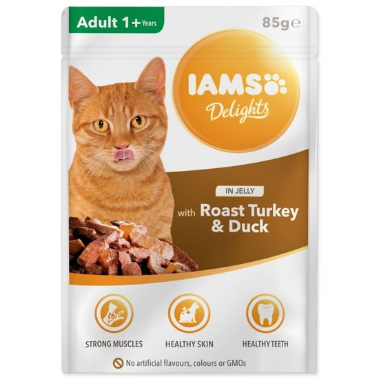 Kapsička IAMS Cat Delights Turkey & Duck in Jelly