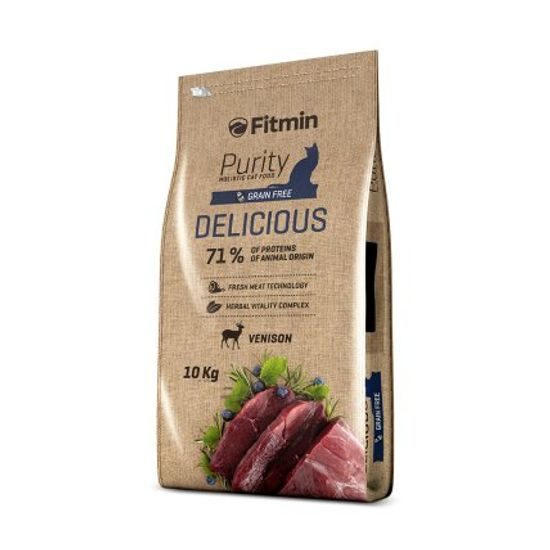 Fitmin kompletní krmivo pro kočky Purity Delicious 10 kg