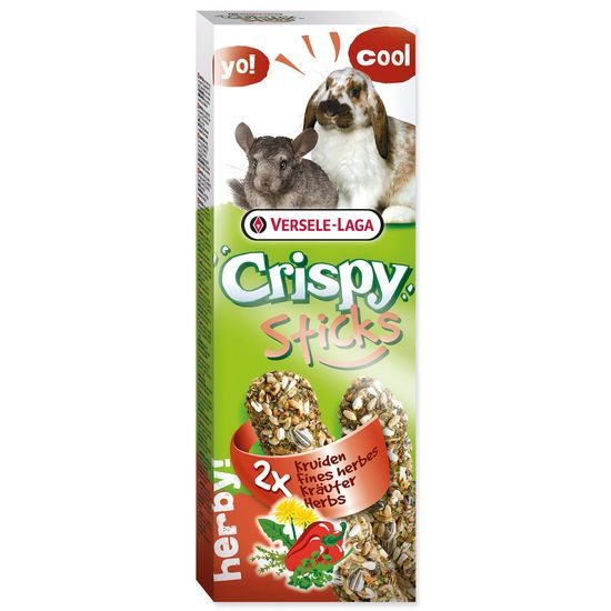 Tyčinky VERSELE-LAGA Crispy s bylinami pro králíky a činčily