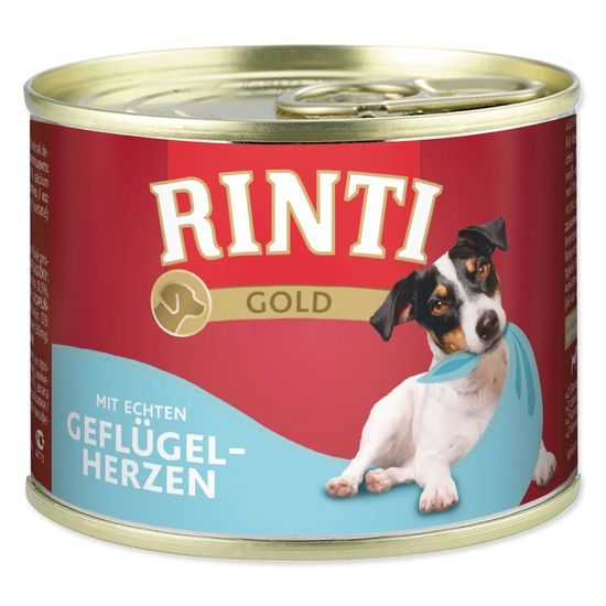 Konzerva RINTI Gold drůbeží srdíčka