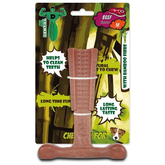 Hračka Mr.DENTAL žvýkací bambone kladivo hovězí M