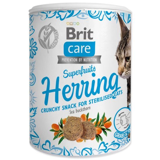 BRIT Care Cat Snack Superfruits Herring with Sea Buckthorn