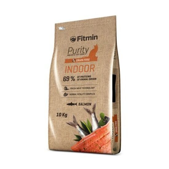 Fitmin Purity Indoor kompletní krmivo pro kočky 10 kg
