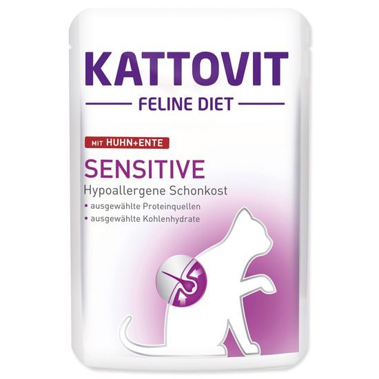 Kapsička KATTOVIT Sensitive kuře + kachna