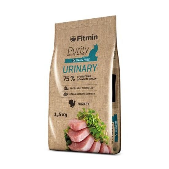 Fitmin kompletní krmivo pro kočky Purity Urinary 1,5 kg