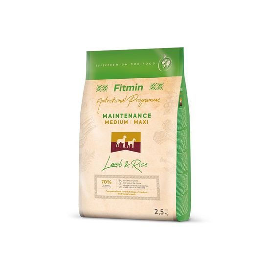 Fitmin dog medium maxi lamb&rice - 2,5 kg
